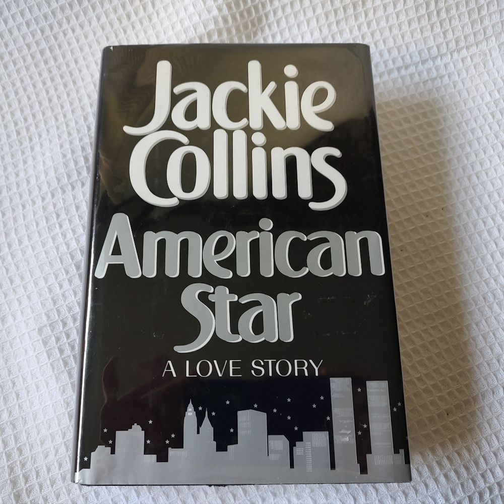 American Star by Jackie Collins (1993, Hardcover) Dust Jacket LARGE PRINT